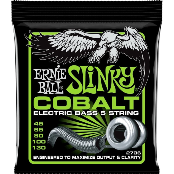 Ernie Ball 2736 5-String Cobalt Slinky
